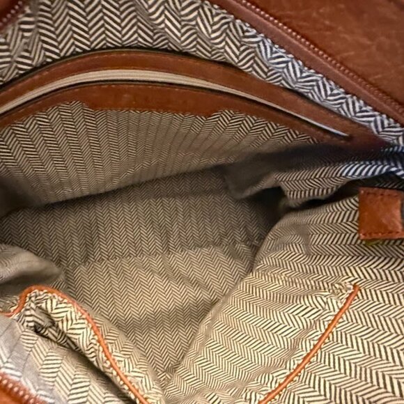 Jen & Co Indigo Vegan Leather Backpack/Shoulder bag Light Brown/Tan - Picture 8 of 15